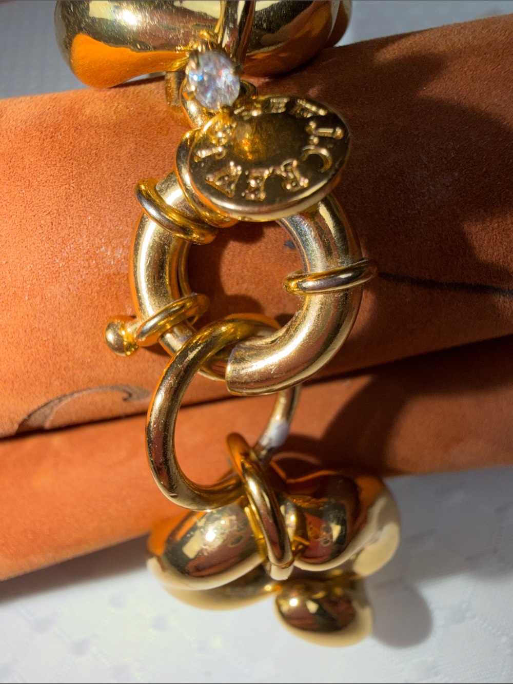 J. Crew Bold Gold Chunky Link Bracelet